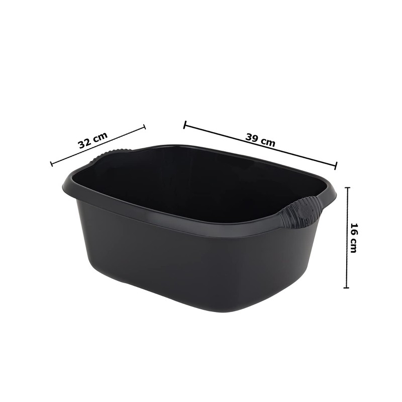 TENLITE Set of 2 Large Rectangular Washing Up Bowl with