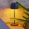Sophia Rock Table Lamp, Wireless, Aluminium, Anthracite, LED, White, Dimmable,