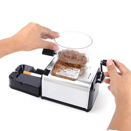 Inyector de cigarrillos eléctrico para tabaco con tolva y bandeja