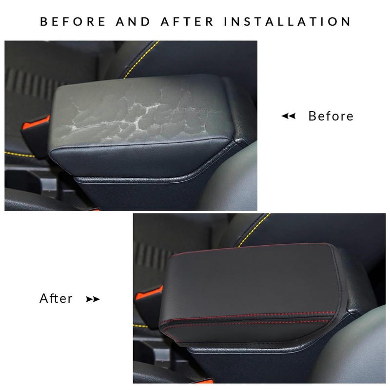 MARCHFA Centre Armrest Cover Compatible with Polo/Seat Ibiza 6/Seat Arona/Taigo
