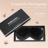 KIARYUOLL Lace Silky Sleep Mask, 1 Count Black Silky Fabric