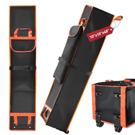 10 x 10 x 48in Canopy Bag Replacement for 10 x 10 Pop Up Canopy Tent with Roller Wheels - Canopy Carrying Bag with Handles - Pop Up Canopy Replacement Parts - 600D Waterproof Oxford Fabric