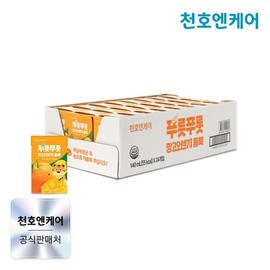 Cheonho N Care Green Mango Orange Plenty 140ml 24 packs 1 box / 천호엔케어 푸릇푸룻 망고오렌지듬뿍 140ml 24팩 1박스