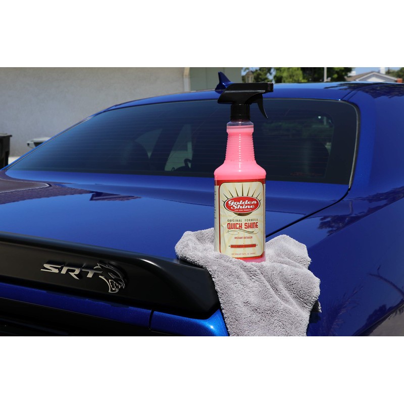 GOLDEN SHINE Quick Shine Instant Detail Spray, 32 Ounce Bottle