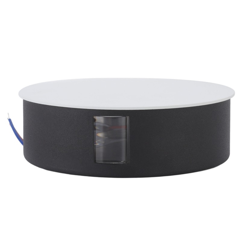 Wall Light Round Shape Aluminum Alloy 3 Beams Modern Wall
