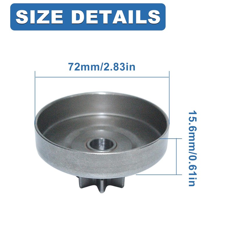 AUMEL 325" 7T Clutch Drum Bearing Needle Washer Kit For