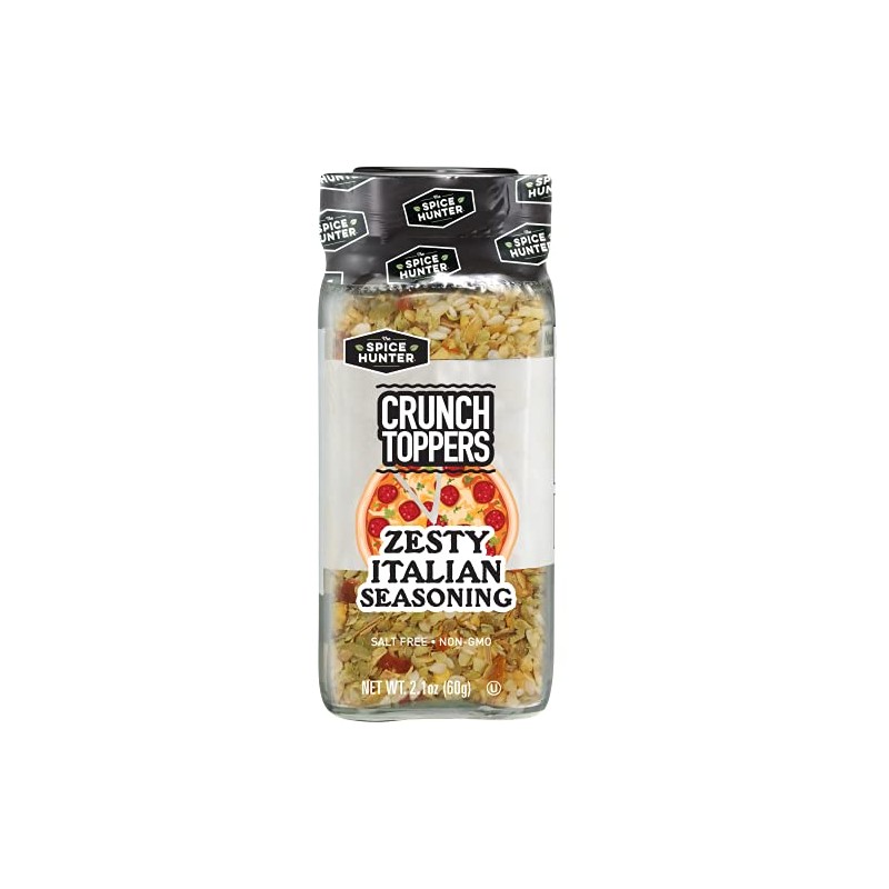 The Spice Hunter Crunch Toppers (Zesty Italian, 2.1 Ounce Jar)
