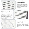 Pack of 2 Dog Combs, Cat Comb, Double-Sided Metal Rounded