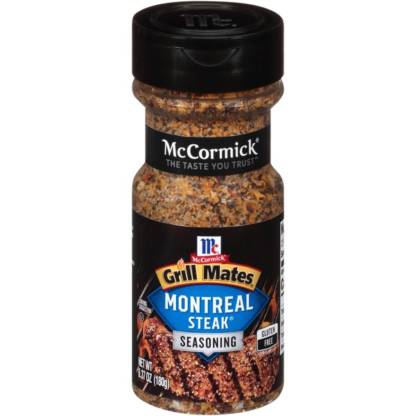 McCormick Grill Mates Montreal Steak Seasoning, 6.37 oz (Pack of 12)