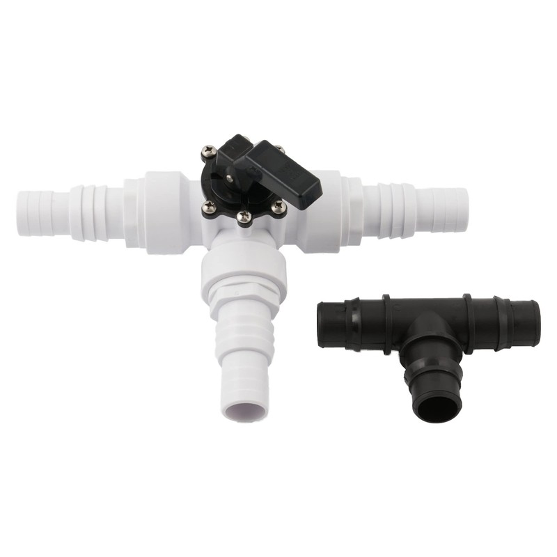 Zelsius Pool Bypass Set, 12 Pieces, Universal 3-Way Valve for