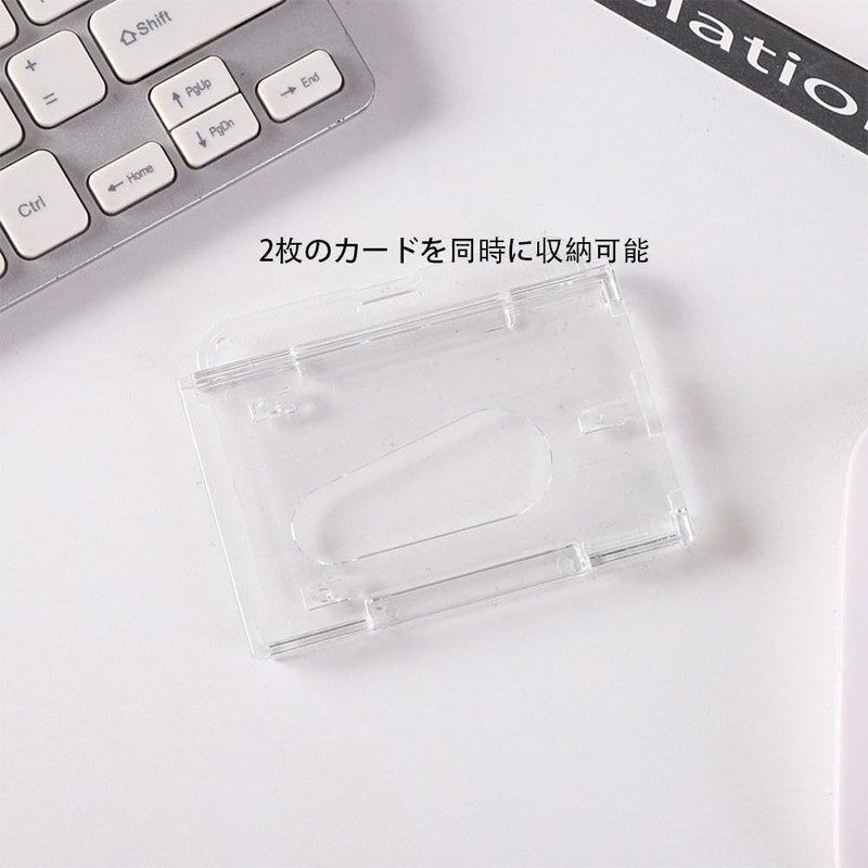 ID Card Holder Hard Card Holder Employee ID Holder Horizontal