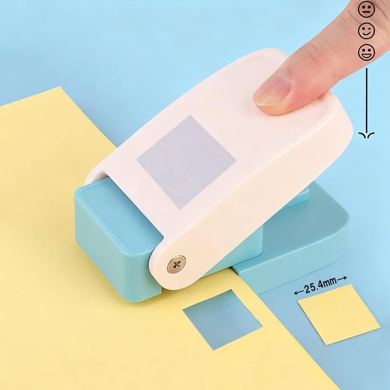 Adetina Craft Punch Square Handmade Scrap Punch Scrapbooking Hole Punch