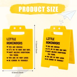 Funny Office Desk Sign, Double Sided Printed Mini Desk Warning Sign Humorous Decorative Signage Team Office Gag Gifts for Boss Employees Coworkers Manager (Style E)