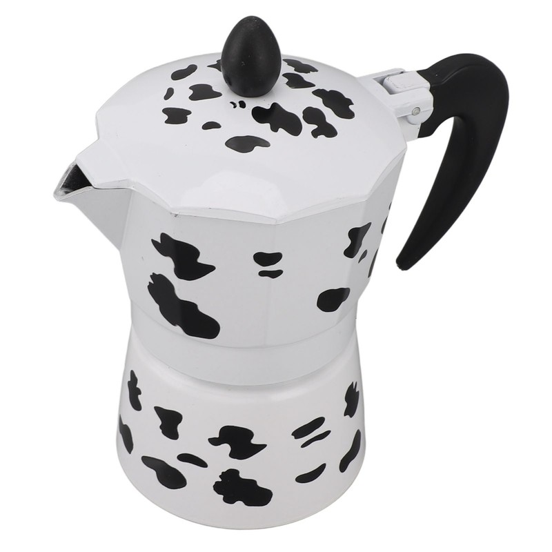 Milk Cow Color Moka Pot Aluminum Coffee Pot Coffee Maker