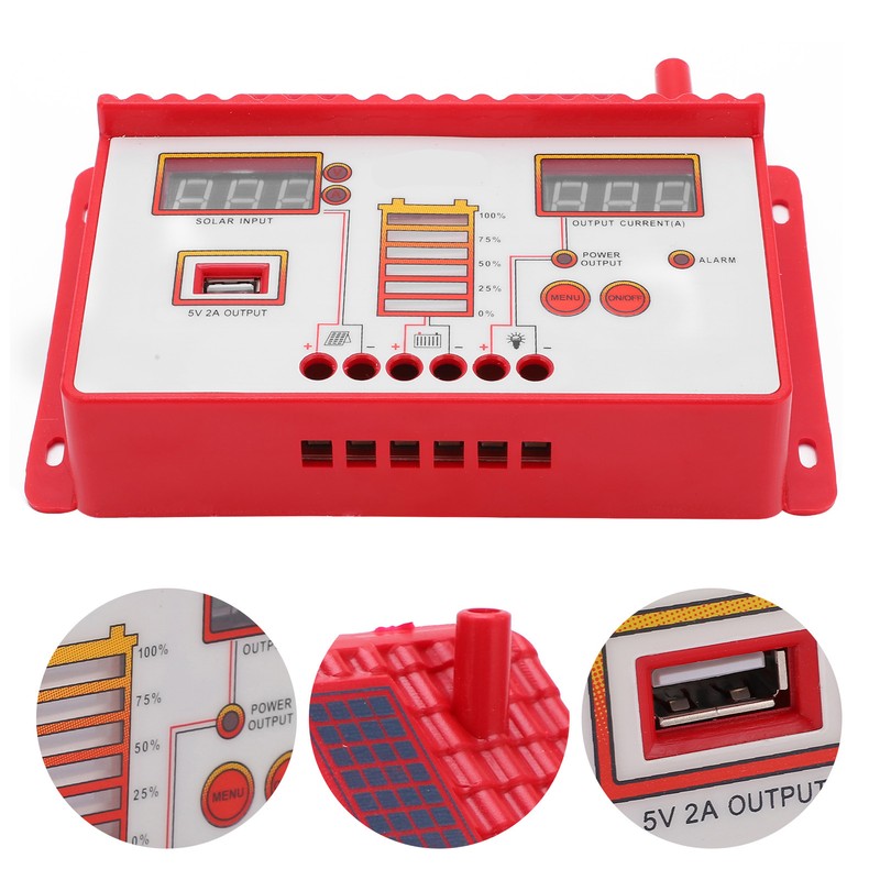 12V/24V House Shaped Solar Charge Controller MPPT Automatic Solar Panel