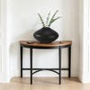 Black Vase 12" Wide Oval Shaped with Fishnet Textured -