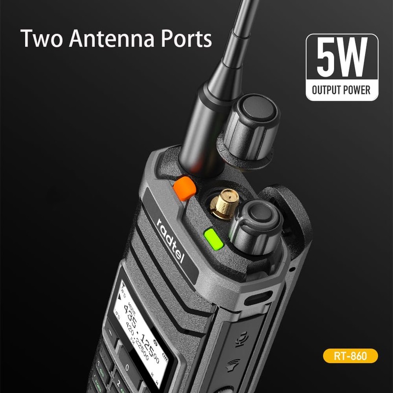 Radtel RT-860 Multi Band Ham Radio HF UHF VHF Dual