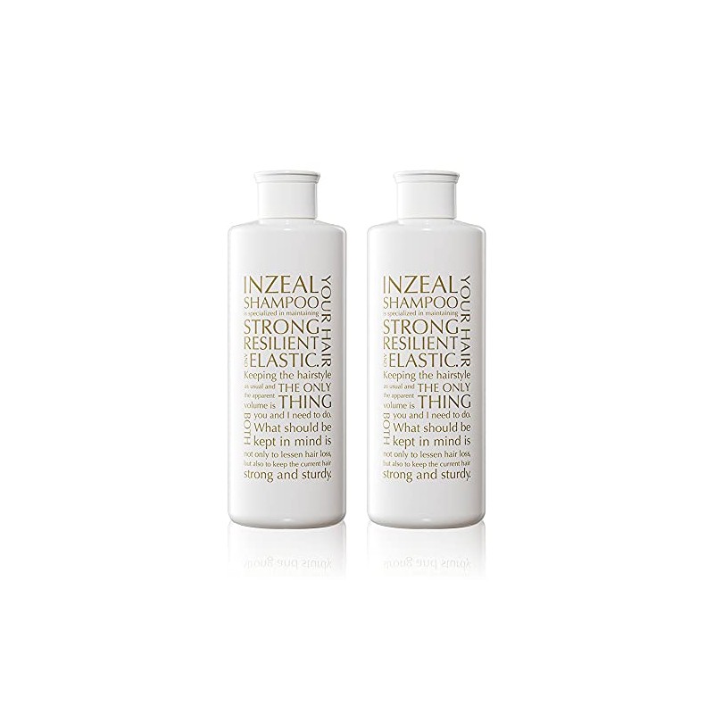 INZEAL Shampoo 10.1 fl oz (300 ml), Set of 2