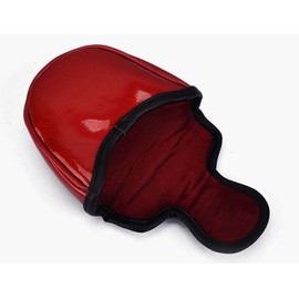 Anfang Enamel Made in Skull Pattern Square Putter Cover odessei・te-ra-meido Putter, Magnetic Closure Black White