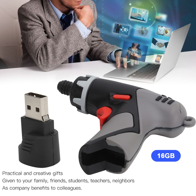 USB 2.0 Flash Drive Popgun Shape 3D Cartoon Design Memory