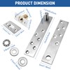 TamBee Hidden Door Hinge Pivot Door Hinge Hardware Heavy Duty