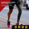 SKDK Copper Full Leg Sleeves Long Compression Leg Sleeve Knee