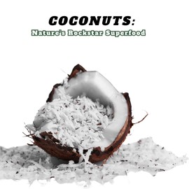 Roasted Coconut Crackers – Vegan Snack & Gluten Free Cracker Made with 100% Real Coconut – Organic, Dairy Free, Non-GMO, Lightly Sweet & Crunchy – 2 Coconuts in Every Bag - (Pack of 5)