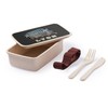 Fabulous Lunch Box Lunchbox mit Besteck, Schwarz – Lyon Collage