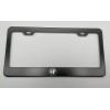 FP Laser Engraved Alfa Romeo Logo Black License Plate Frame