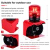 Industrial Strobe Alarm Outdoor Alarm Siren and Strobe SF512 Emergency