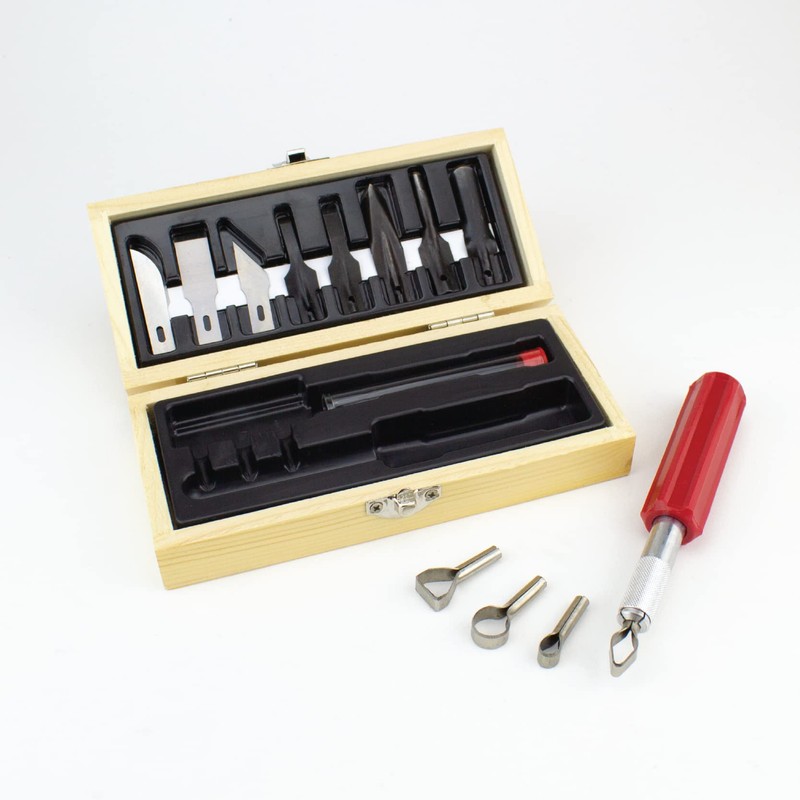 Excel Blades 14-Piece Woodworking Set – Precision Craft Knife Set