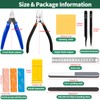 Yauhar 15Pcs Modeler Basic Tools for Gundam, Hobby Building Tools
