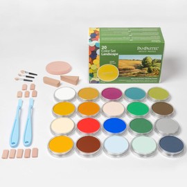 PanPastel 30202 Ultra Soft Artist Pastel 20 Color Set - Landscape w/Sofft Tools