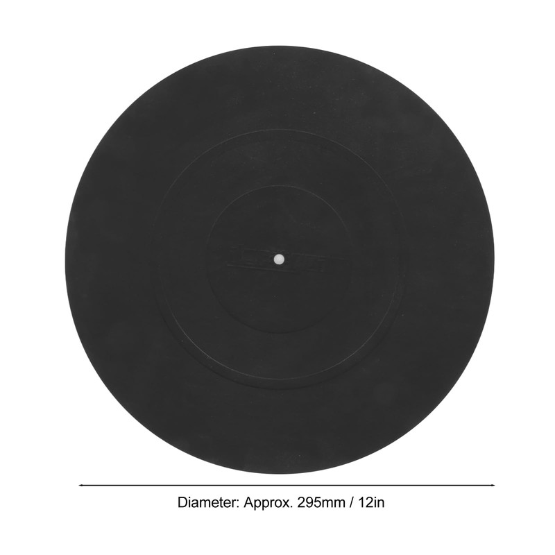 Turntable Platter Mat, VinylRecord Rubber Turntable Slip Mat Vibration Reduction