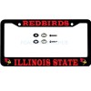Unbranded License Plate Frame Stainless Steel Vinyl Lettering for ILLINOIS