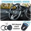 KRT New Generation Silicone Steering Wheel Knob, Anti-Slip Boat Steering