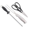 Oster Baldwyn High-Carbon Stainless Steel Kitchen Knife Cutlery Block Set,