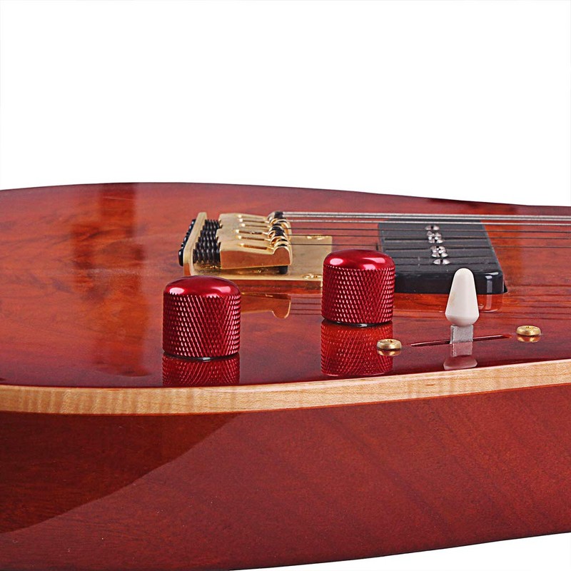 Alnicov Guitar Control Knobs Tone Volume Metal Dome Knobs for