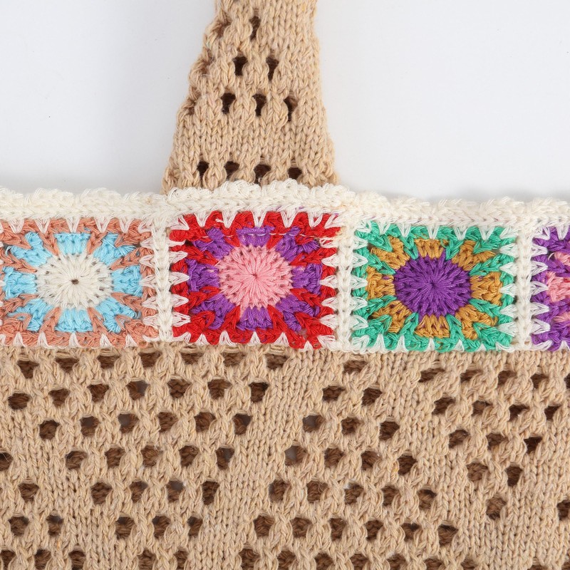 CHIC DIARY Knitted Bag Women's Boho Beach Bag Large Summer