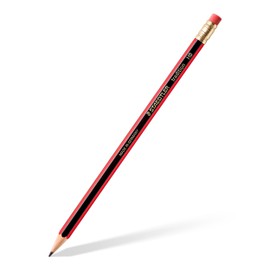 Staedtler Tradition HB Pencils with Eraser Pack of 10 Blister Card