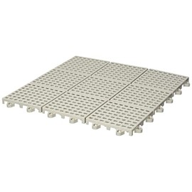 TRUSCO Anti-Bacterial/Flameproof Joint Duckboard, Gray TJSD30-GY
