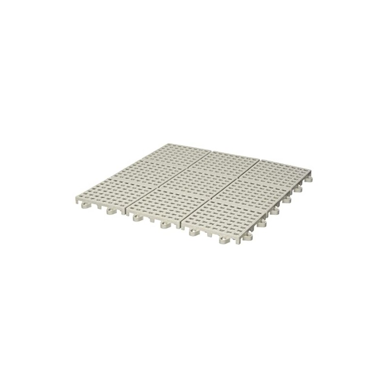 TRUSCO Anti-Bacterial/Flameproof Joint Duckboard, Gray TJSD30-GY