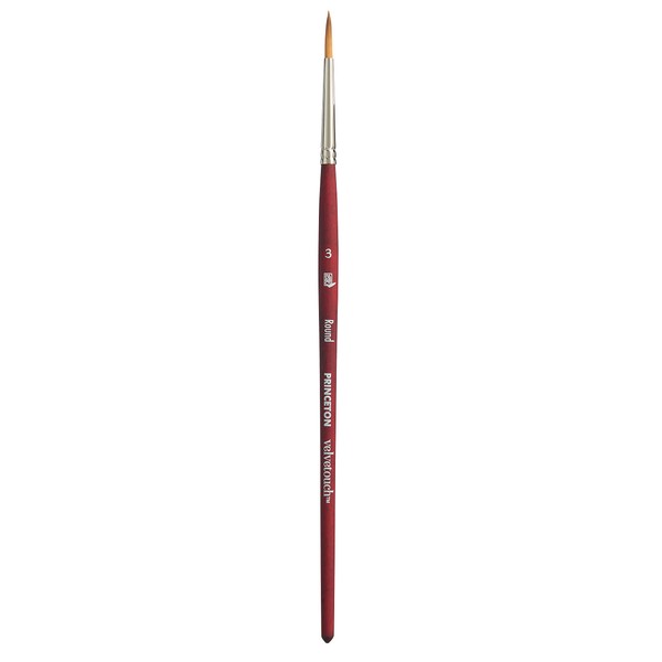 Princeton Velvetouch, Series 3950, Paint Brush for Acrylic, Oil and