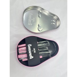 3CE X BARBAPAPA 5 pieces brush kit in pink tin case
