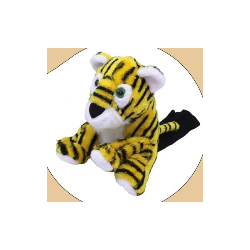 Wooden Golf Headcover Fluffy Tiger for #1 Driver