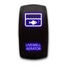 LIVEWELL Aerator Laser Etched 5-Pin Single Pole Single Throw Vertical