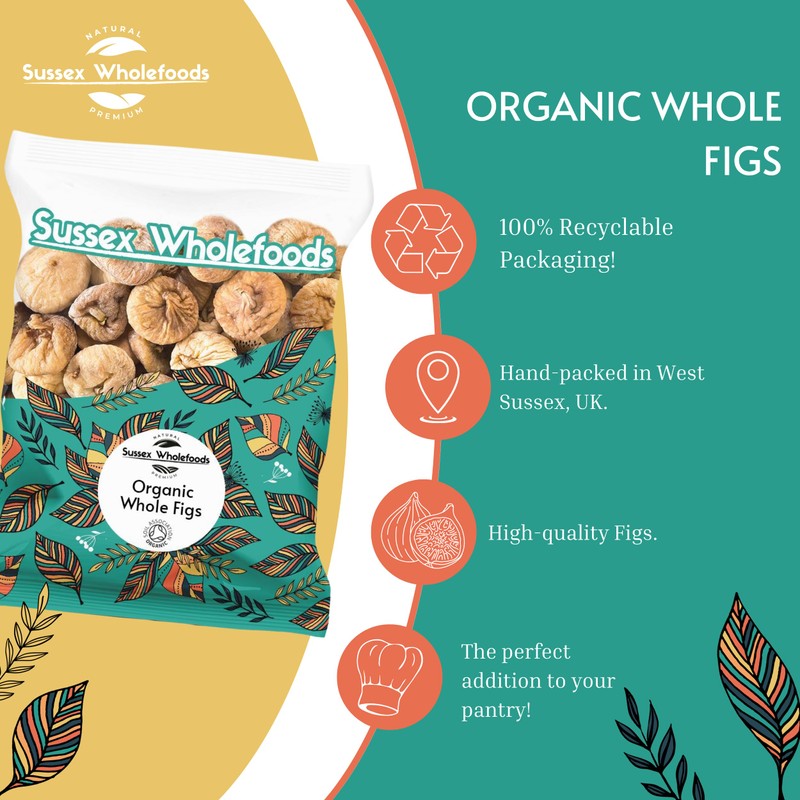 Sussex Wholefoods Organic Figs 250g: Taste The Goodness!
