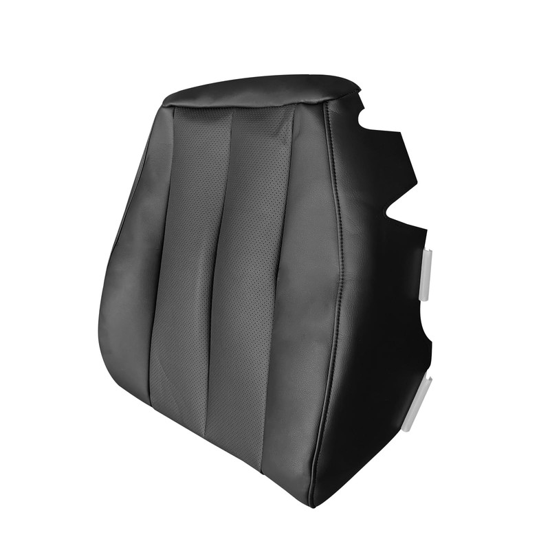 Zieichy Front Driver Side Bottom Replacement Perforated Leather Seat Cover