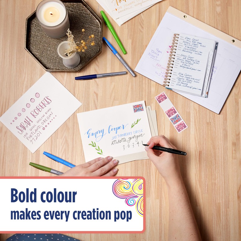 Paper Mate Flair Felt Tip Pens | Medium Point (0.7