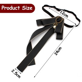 FFDHWU 2 Pieces Of Fluttering Bow Ties, Women'S Bow Ties, Clothing Accessories, Retro Bow Ties, Adjustable Bow Ties, Ele And Simple Bow Ties